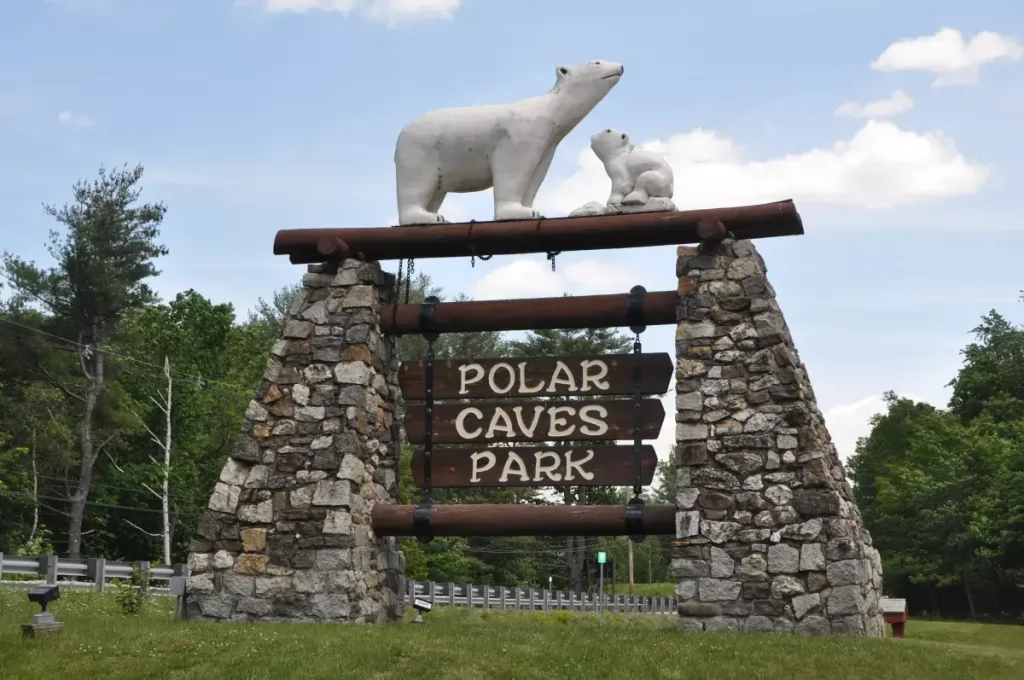 sign of polar caves park